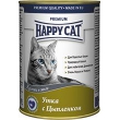 Happy Cat консервы для кошек Утка и Цыпленок кусочки в желе